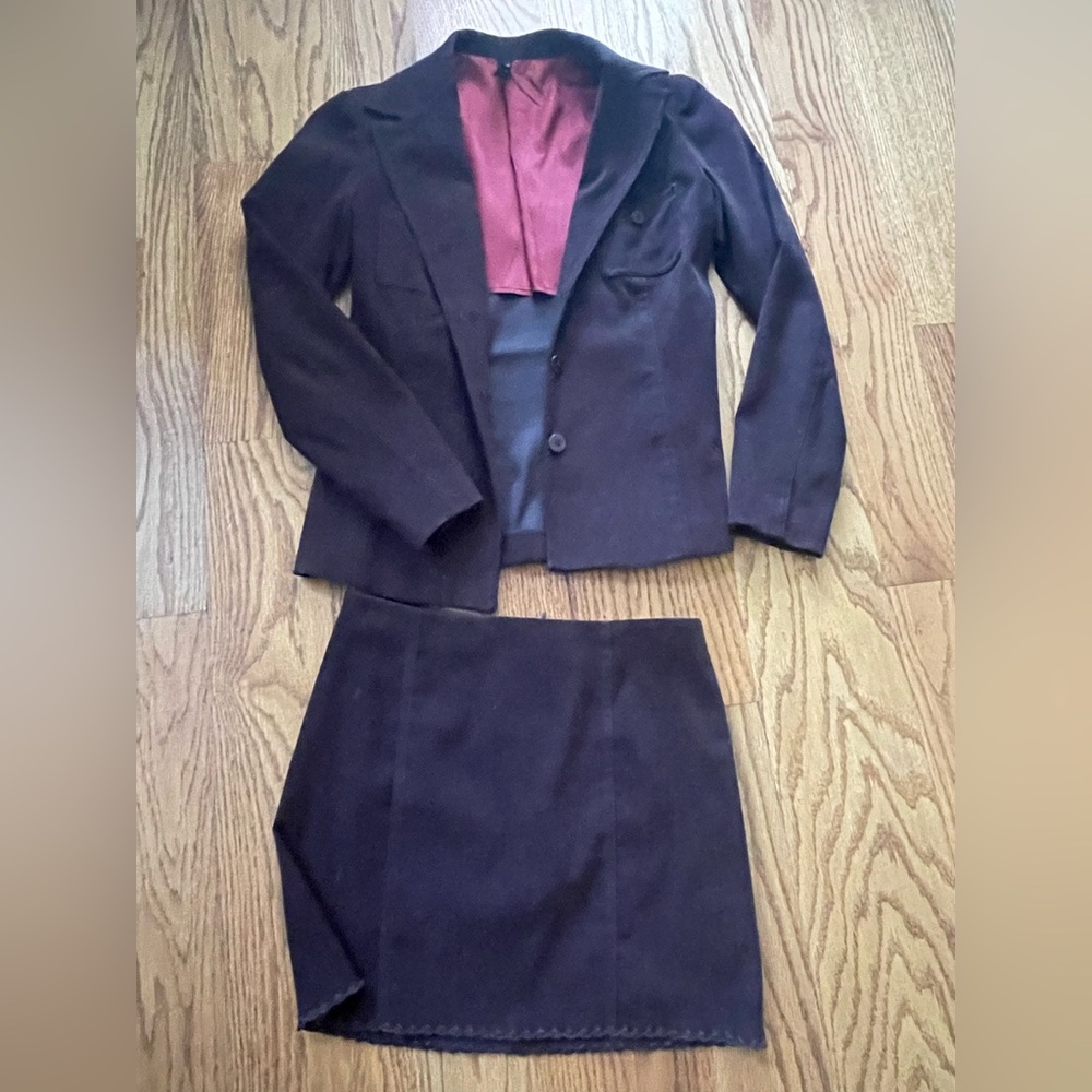 Laundry By Shelli Segal Brown Suit Set